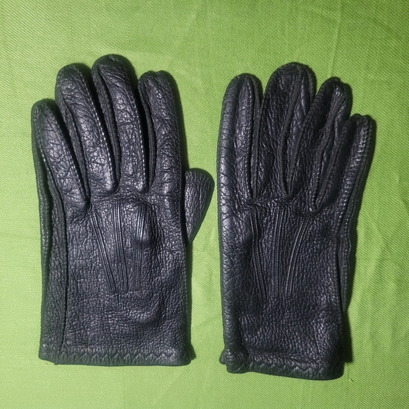 Vintage LL Bean Deer Skin Gloves - Picture 1 of 6